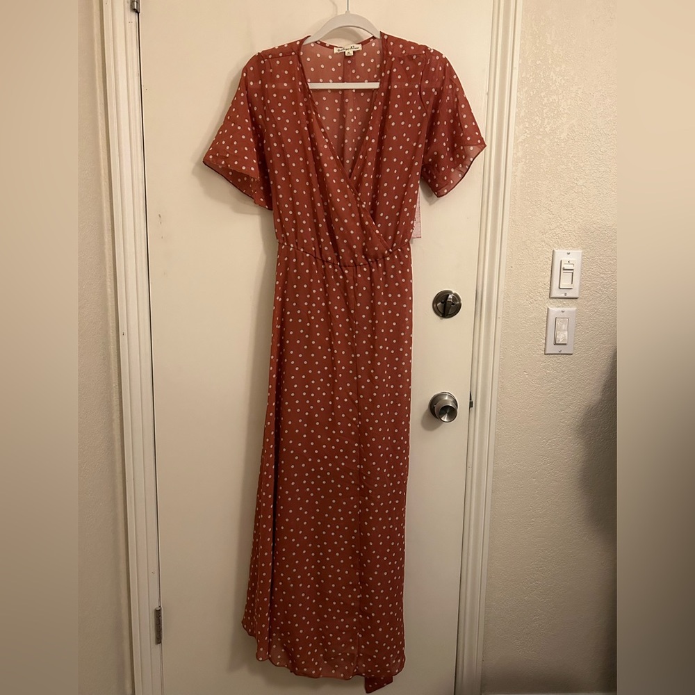 Pink Polka Dot Dress